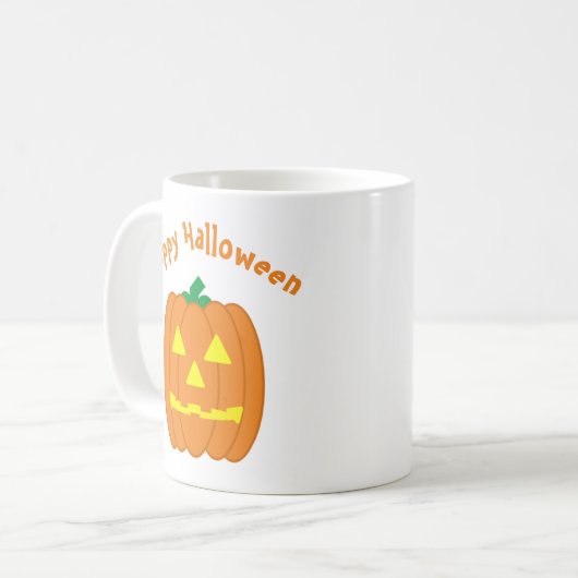 Happy Halloween Kaffeetasse (Vorderseite Links)