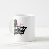 Happy Halloween Kaffeetasse (Vorderseite Links)
