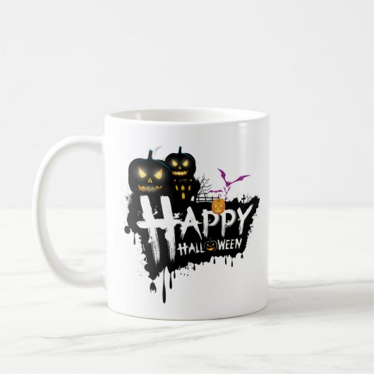 Happy Halloween Kaffeetasse (Links)