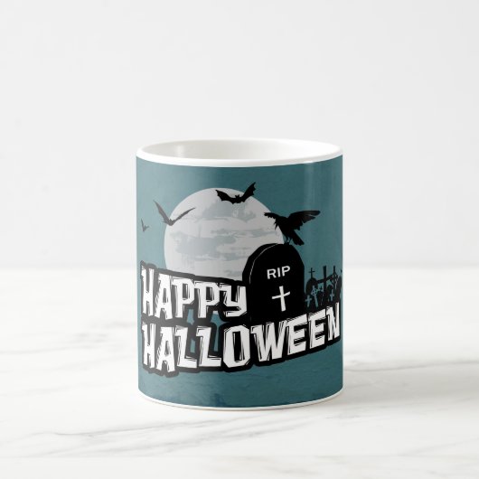 Happy Halloween Kaffeetasse (Mittel)