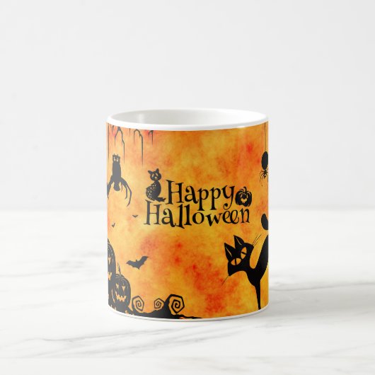 Happy Halloween Kaffeetasse (Mittel)