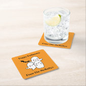 Happy Halloween kann personalisieren Rechteckiger Pappuntersetzer (Vor Ort)