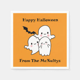 Happy Halloween kann personalisieren Serviette