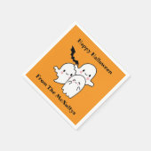 Happy Halloween kann personalisieren Serviette (Ecke)