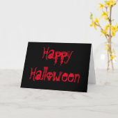 Happy Halloween, Karte (Gelbe Blume)
