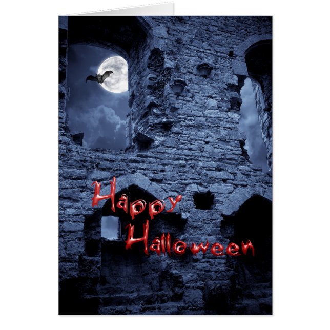 Happy Halloween-Karte (Vorne)