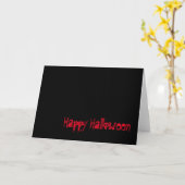 Happy Halloween, Karte (Gelbe Blume)