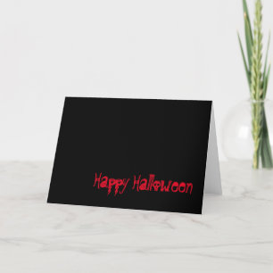 Happy Halloween, Karte