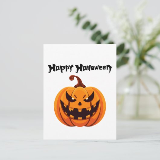 Happy Halloween Karte (Stehend Vorderseite)