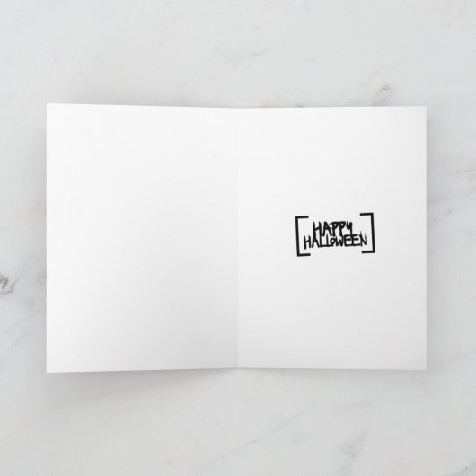 Happy Halloween Karte (Innenseite)
