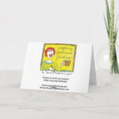 Happy Halloween Karte (Rückseite)