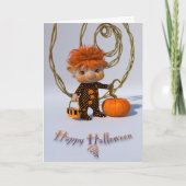 Happy Halloween Karte (Vorderseite)