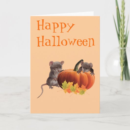 Happy Halloween Karte (Vorderseite)