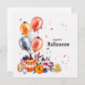 Happy Halloween-Karte (Vorne/Hinten)