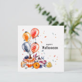 Happy Halloween-Karte (Stehend Vorderseite)