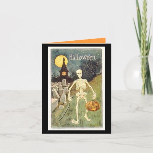 Happy Halloween Karte (Vorderseite)