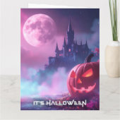 HAPPY HALLOWEEN KARTE (Rückseite)