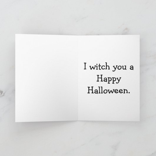 Happy Halloween Karte (Innenseite)