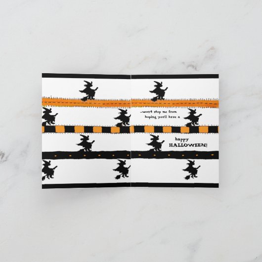 Happy Halloween Karte (Innenseite)