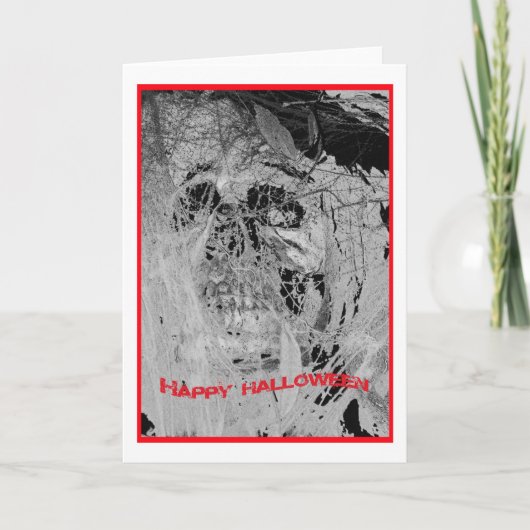 Happy Halloween Karte (Vorderseite)