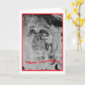 Happy Halloween Karte (Gelbe Blume)