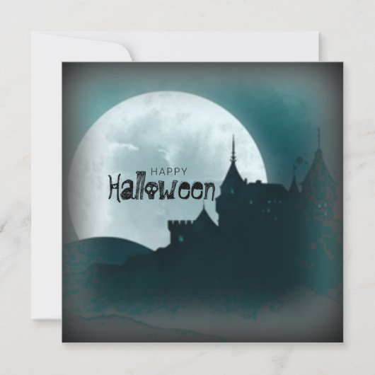 Happy Halloween-Karte (Vorderseite)