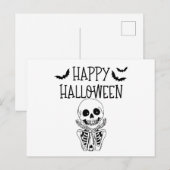 Happy Halloween Karte (Vorne/Hinten)