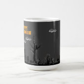 Happy Halloween - Katzen Kaffeetasse (Mittel)