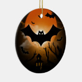 Happy Halloween Keramik Ornament (Rechts)