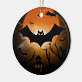 Happy Halloween Keramik Ornament (Links)