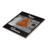 Happy Halloween Keramik Tile Fliese (Seite)