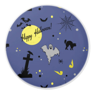 Happy Halloween Keramikknauf