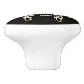 Happy Halloween Keramikknauf (Seitenansicht)