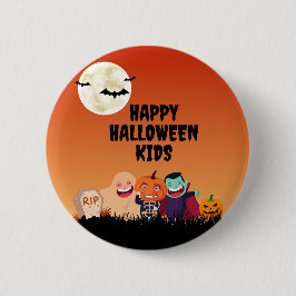 Happy Halloween Kids Button