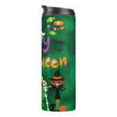 Happy Halloween Kids Niedlich und Spooky Thermosbecher (Nach rechts gedreht)