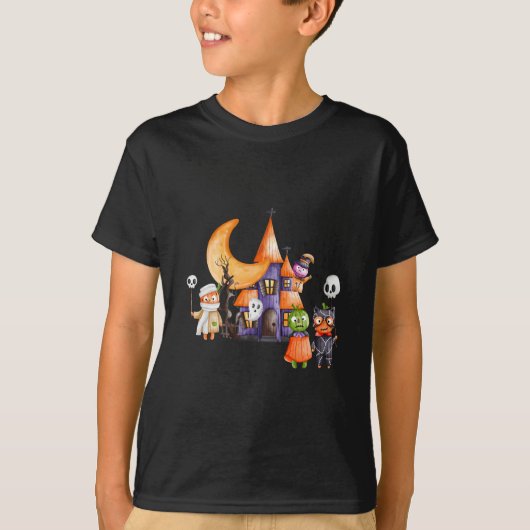 Happy Halloween Kids T-Shirt (Vorderseite)