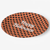 Happy Halloween Kinder Party Pappteller (Schrägansicht)