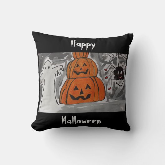 Happy Halloween Kissen (Vorderseite)