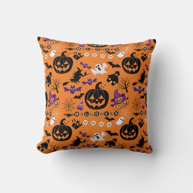 Happy Halloween Kissen (Vorderseite)