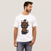 Happy Halloween kitty T-Shirt (Vorne ganz)