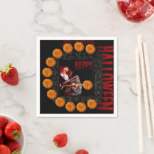 Happy Halloween kleine Pumpkins Hexenpapier Napkin Serviette (Beispiel)