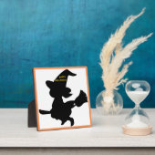 "HAPPY HALLOWEEN" KLEINE WITCH FOTOPLATTE (InSitu)