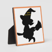 "HAPPY HALLOWEEN" KLEINE WITCH FOTOPLATTE (Vorderseite)