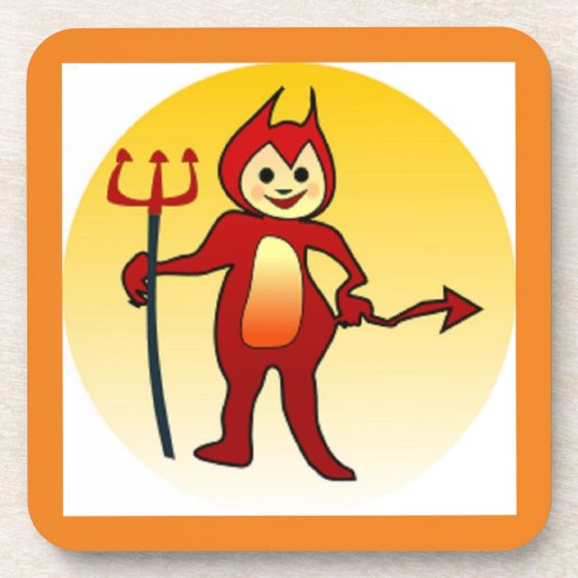 "HAPPY HALLOWEEN" KLEINER ABSCHLAG UNTERSETZER (Vorderseite)