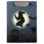 "HAPPY HALLOWEEN" KLEMMBRETT (Vorderseite)