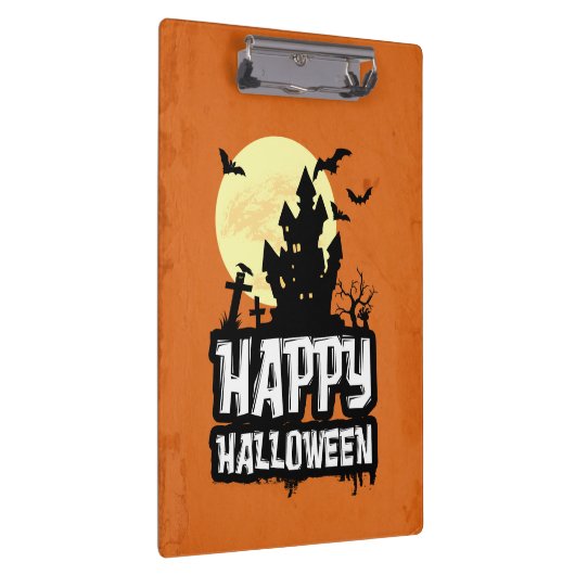 Happy Halloween Klemmbrett (Rechts)
