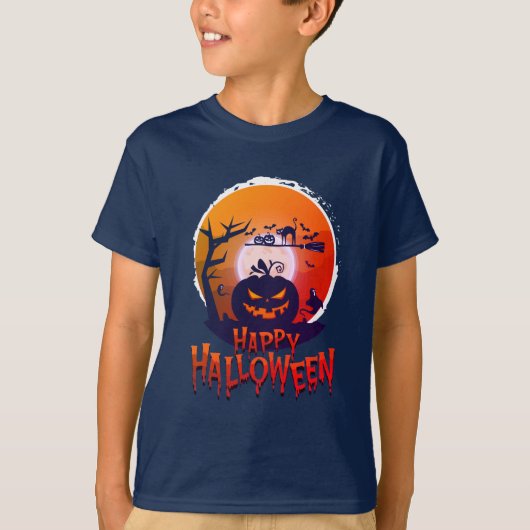 Happy Halloween-Kostüm T-Shirt (Vorderseite)