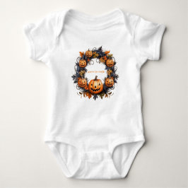 Happy Halloween Kranzdesign Baby Strampler