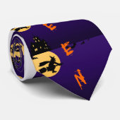 Happy Halloween Krawatte (Gerollt)