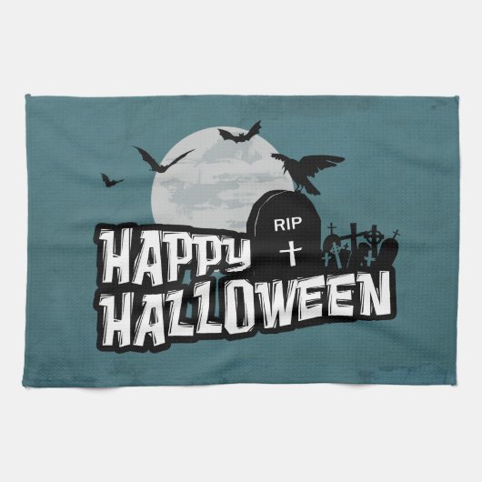 Happy Halloween Küchentuch (Horizontal)
